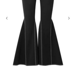 Beaufille Midnight Black Flare Trousers